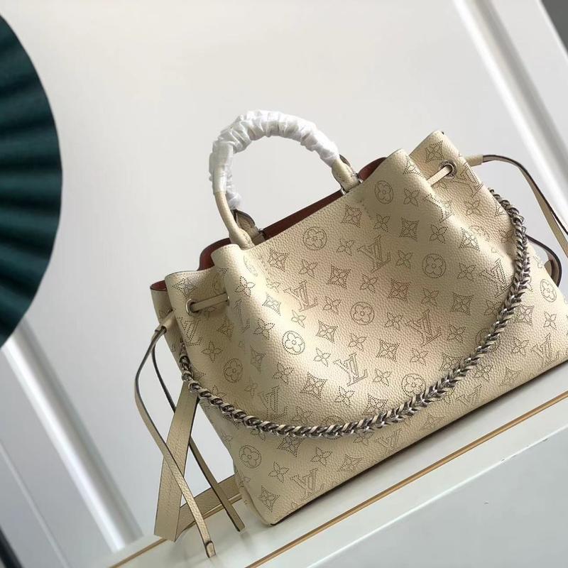LV Handbags Tote Bags M59203 Cream White
